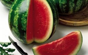 Astrachansky Wassermelone im Schnitt