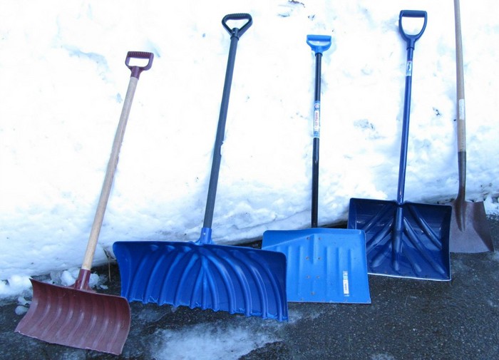 Optionen für das Schneeräumungswerkzeug