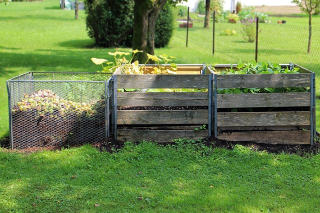 Composter pentru o grădină sau o reședință de vară
